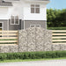 Gabionkurver buede 5 stk 200x30x160/180 cm galvanisert jern