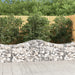 Gabionkurver buede 3 stk 200x50x60/80 cm galvanisert jern