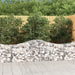 Gabionkurver buede 8 stk 200x50x60/80 cm galvanisert jern