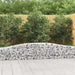 Gabionkurver buede 7 stk 400x30x40/60 cm galvanisert jern
