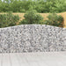 Gabionkurver buede 7 stk 400x30x100/120 cm galvanisert jern