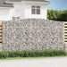 Gabionkurver buede 5 stk 400x30x220/240 cm galvanisert jern