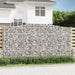 Gabionkurver buede 9 stk 400x50x200/220 cm galvanisert jern
