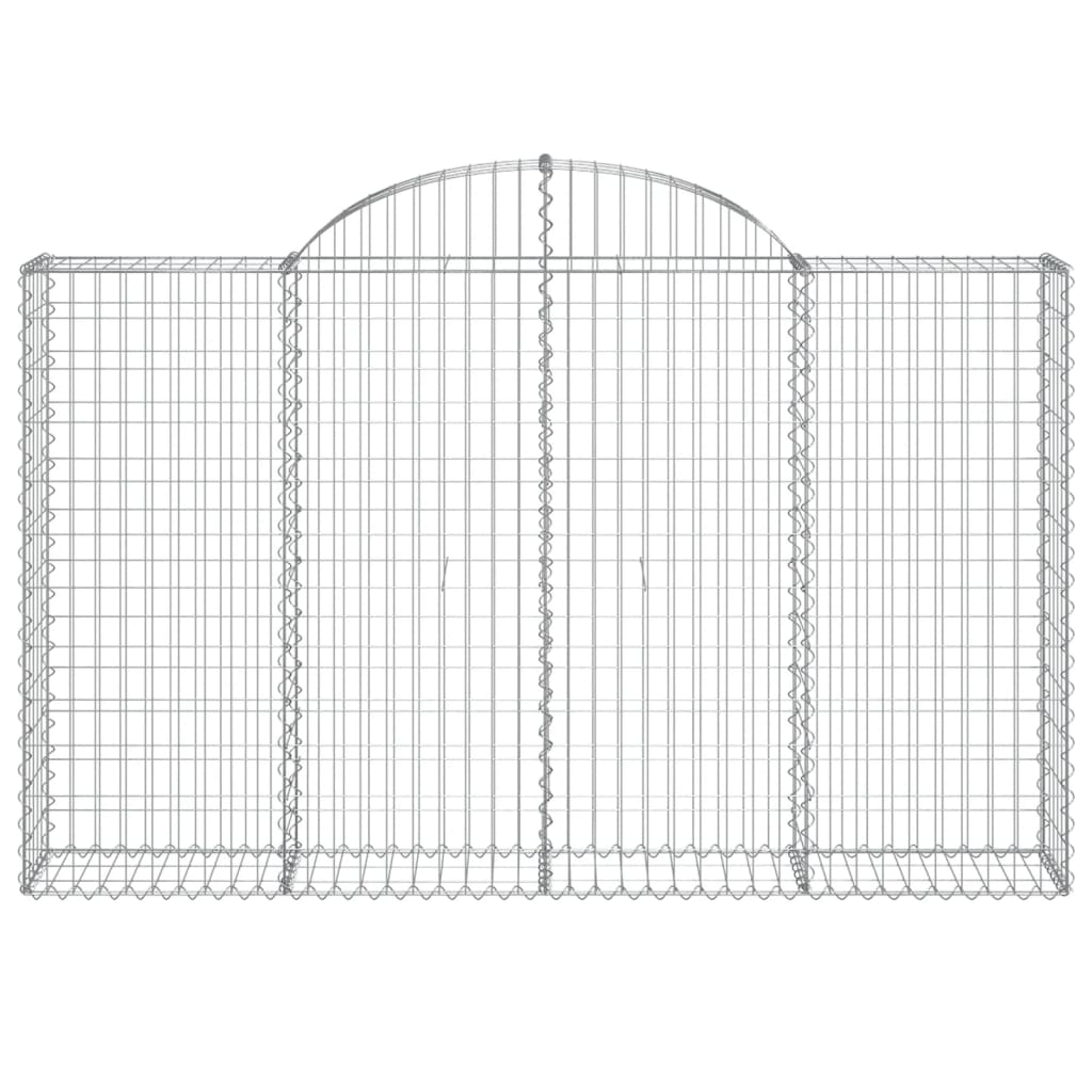 Gabionkurver buede 20 stk 200x30x120/140 cm galvanisert jern