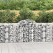 Gabionkurver buede 50 stk 200x50x100/120 cm galvanisert jern