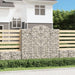 Gabionkurver buede 14 stk 200x50x180/200 cm galvanisert jern