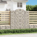 Gabionkurver buede 11 stk 200x50x220/240 cm galvanisert jern