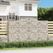 Gabionkurver buede 11 stk 300x50x180/200 cm galvanisert jern