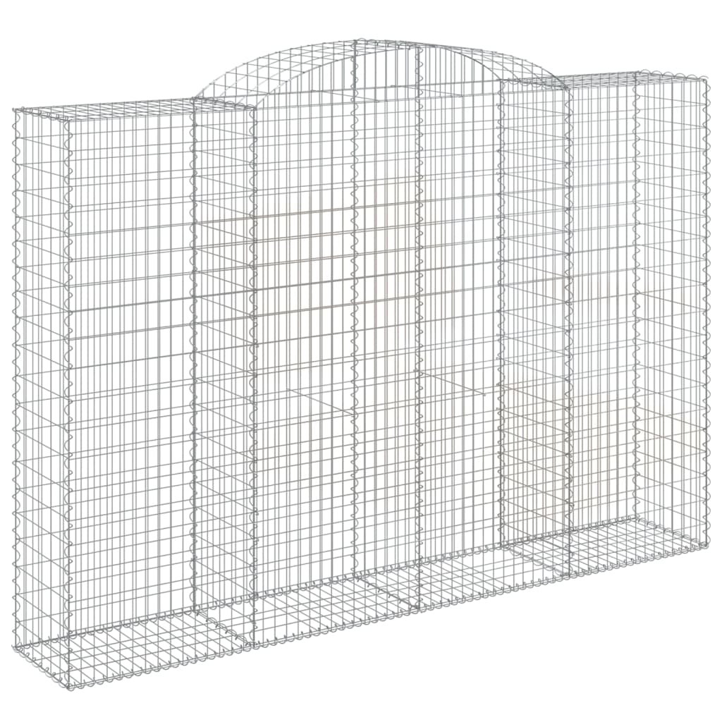 Gabionkurver buede 7 stk 300x50x200/220 cm galvanisert jern
