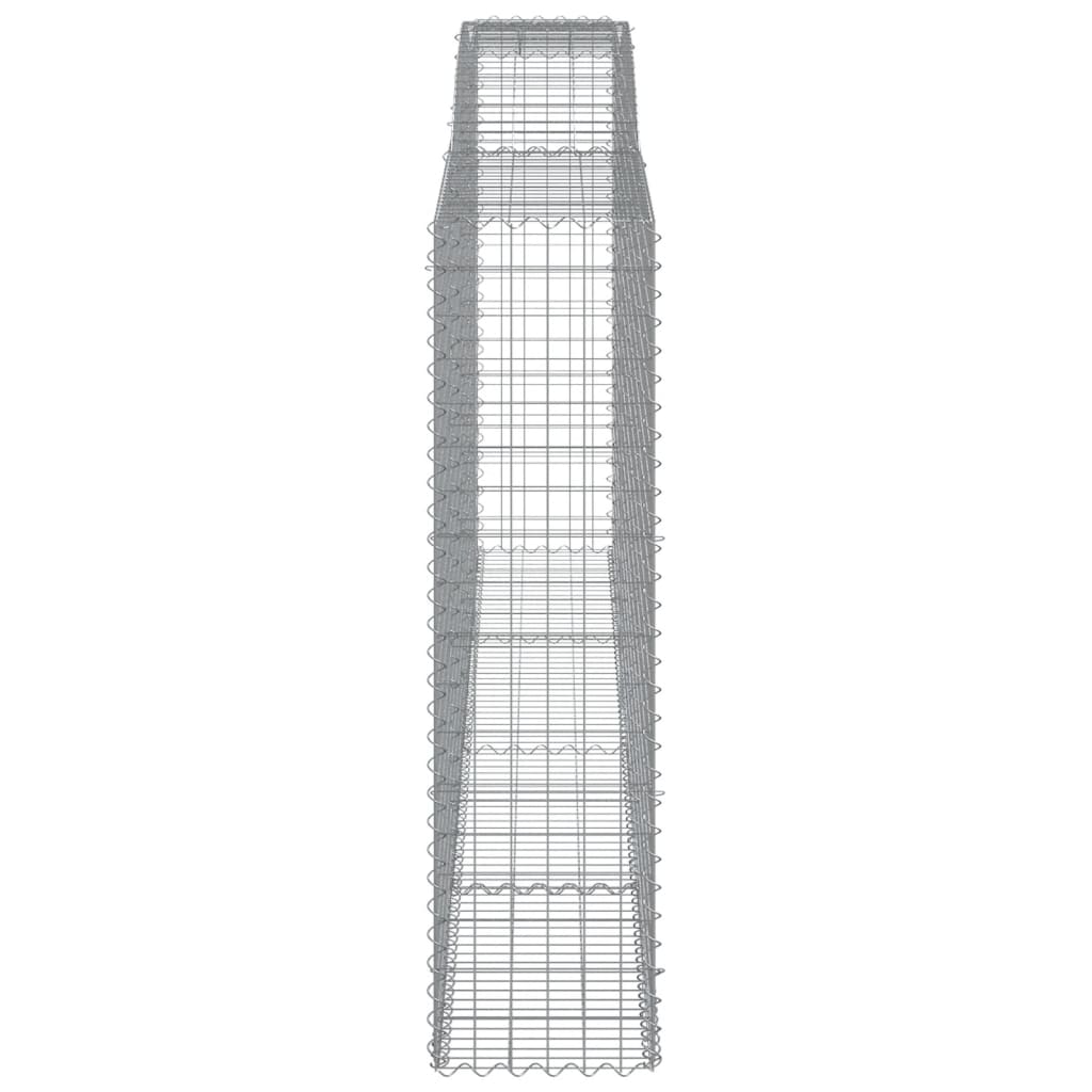 Gabionkurver buede 3 stk 400x50x180/200 cm galvanisert jern