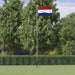 Nederlandsk flagg og stang 6,08 m aluminium