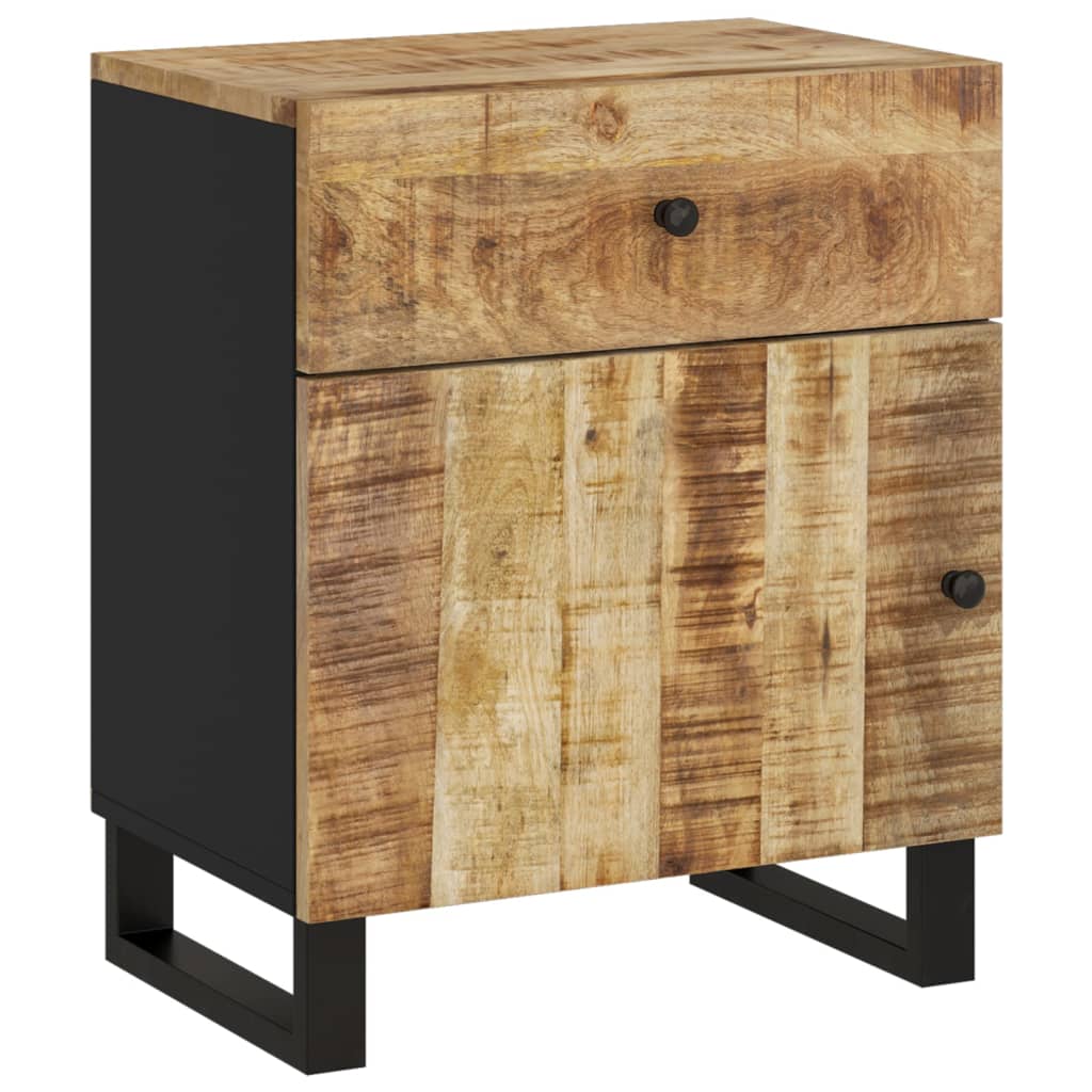 Nattbord 50x33x60 cm heltre mango og konstruert tre