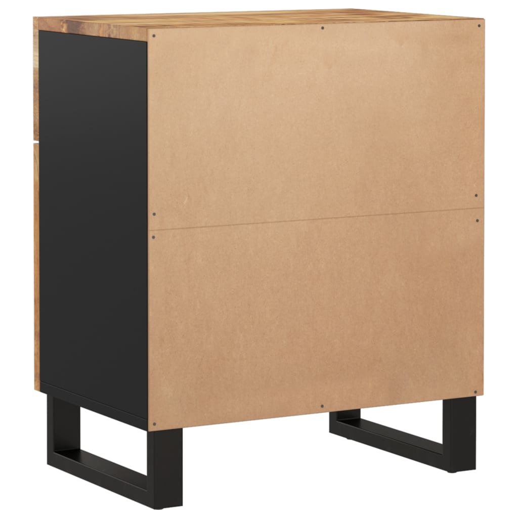 Nattbord 50x33x60 cm heltre mango og konstruert tre