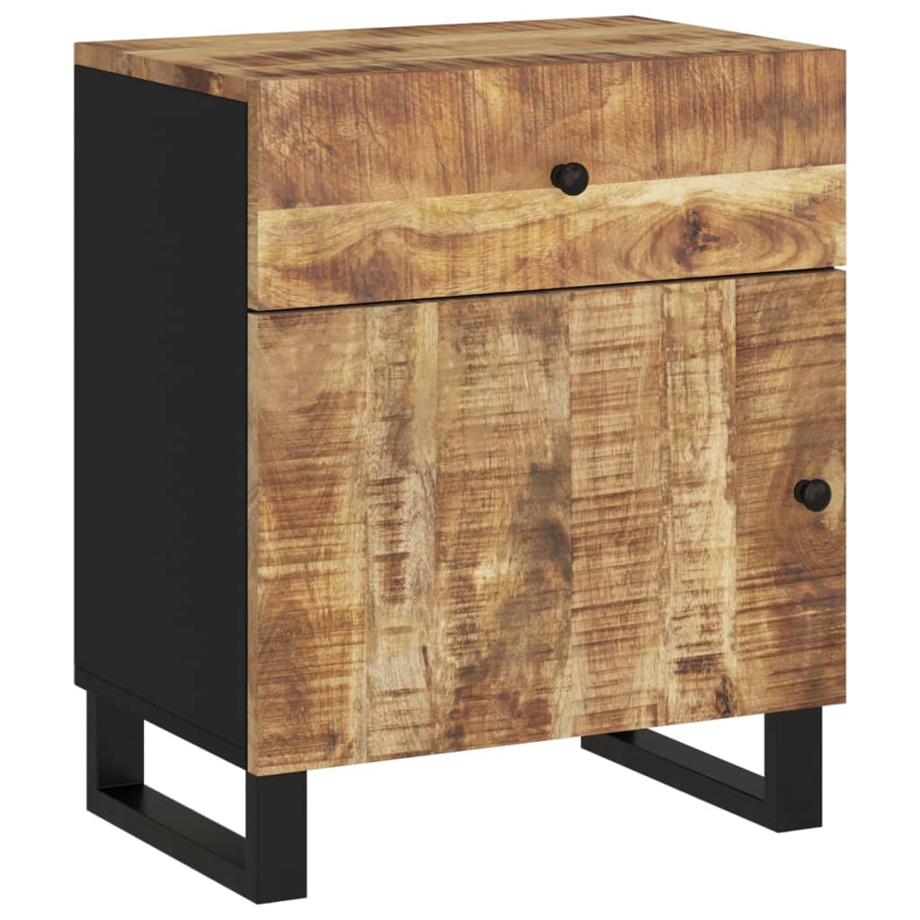Nattbord 50x33x60 cm heltre mango og konstruert tre