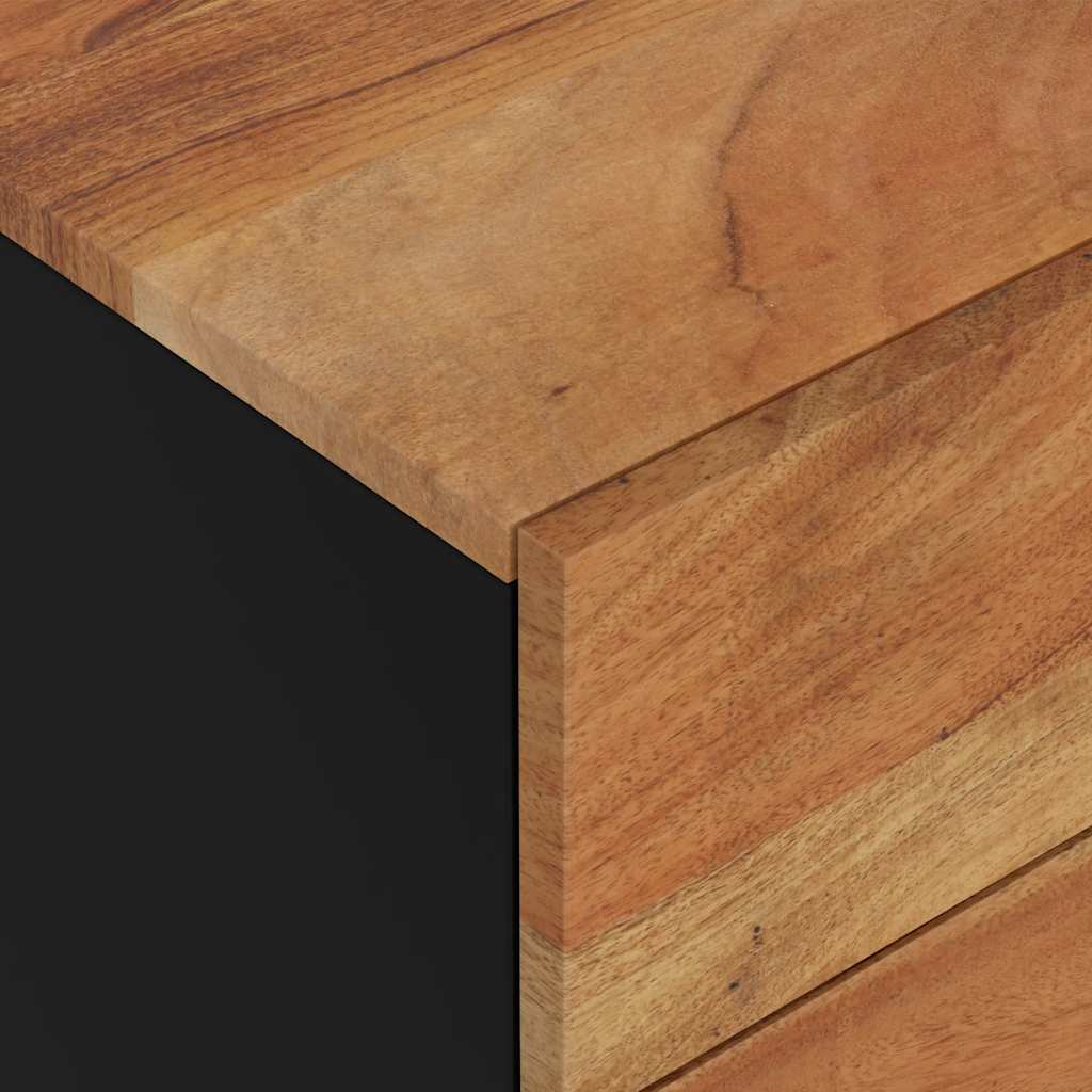Nattbord 50x33x62 cm heltre akasie og konstruert tre