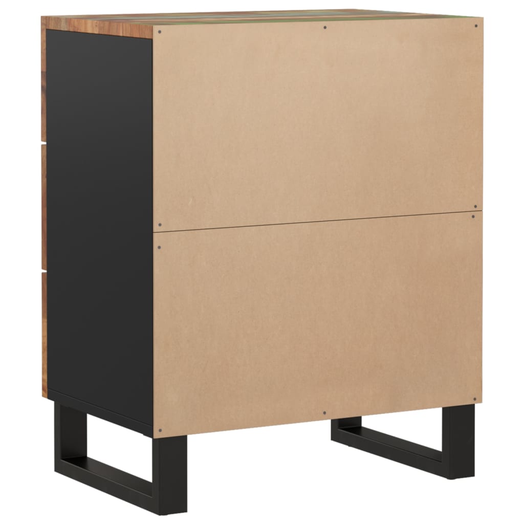 Nattbord 50x33x62 cm gjenvunnet og konstruert tre