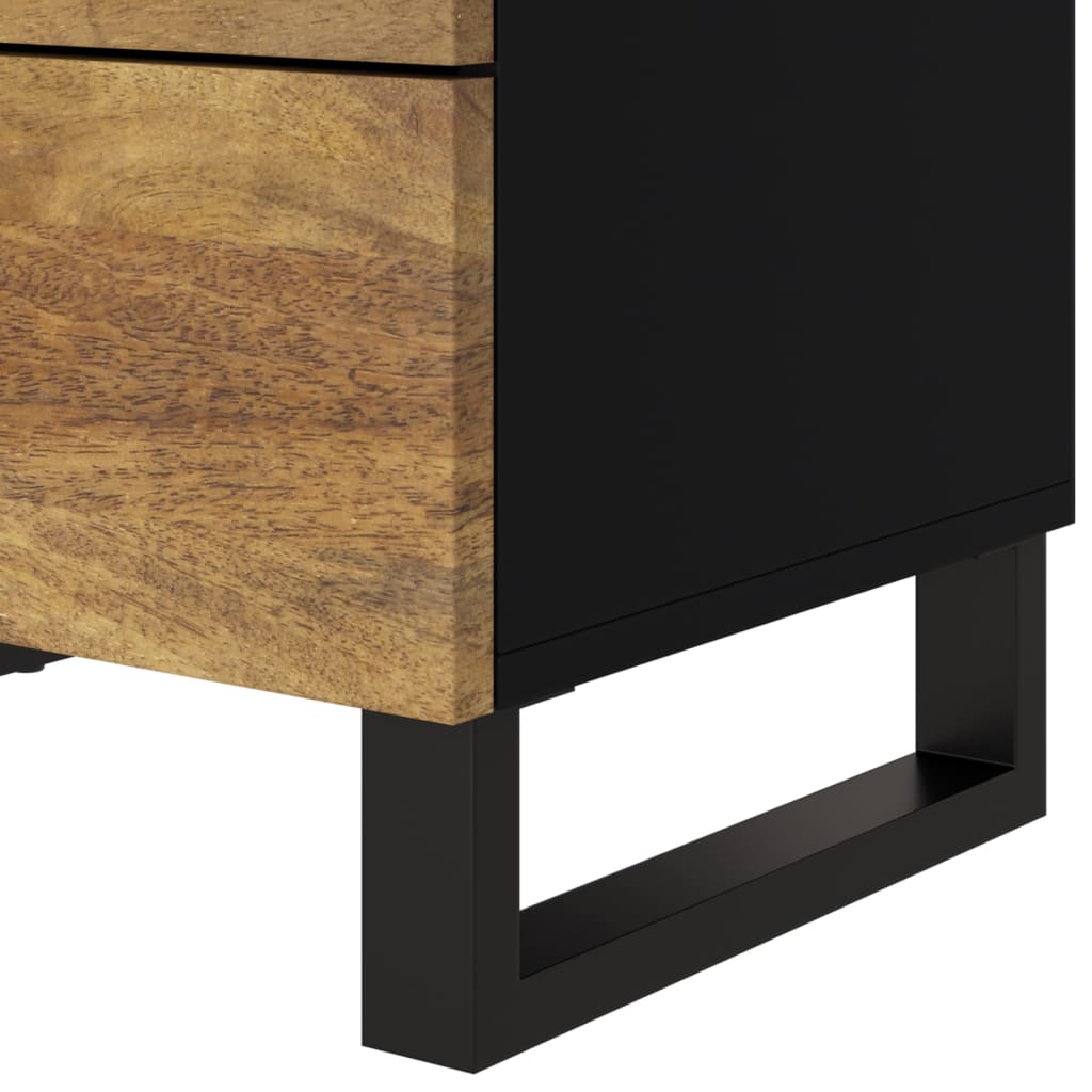 Nattbord 50x33x62 cm heltre mango og konstruert tre