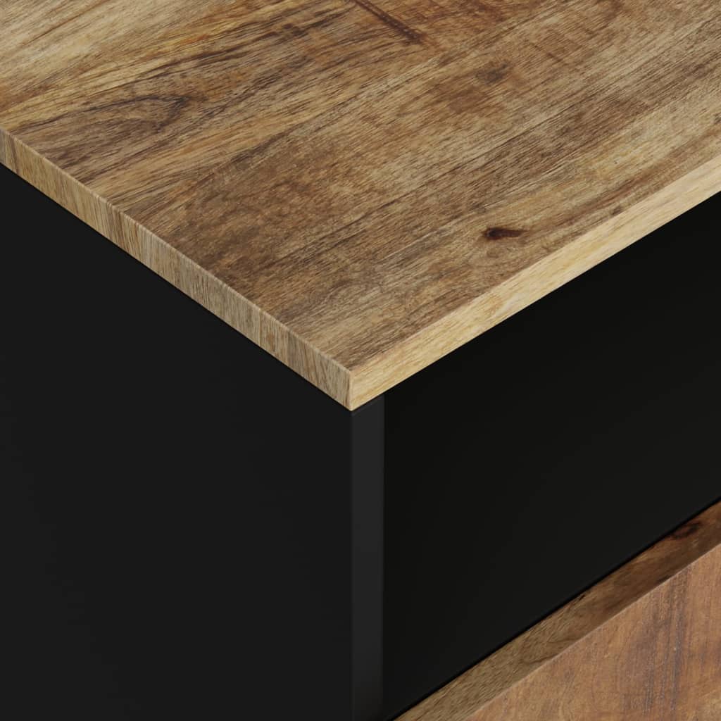 Nattbord 50x33x62 cm heltre mango og konstruert tre