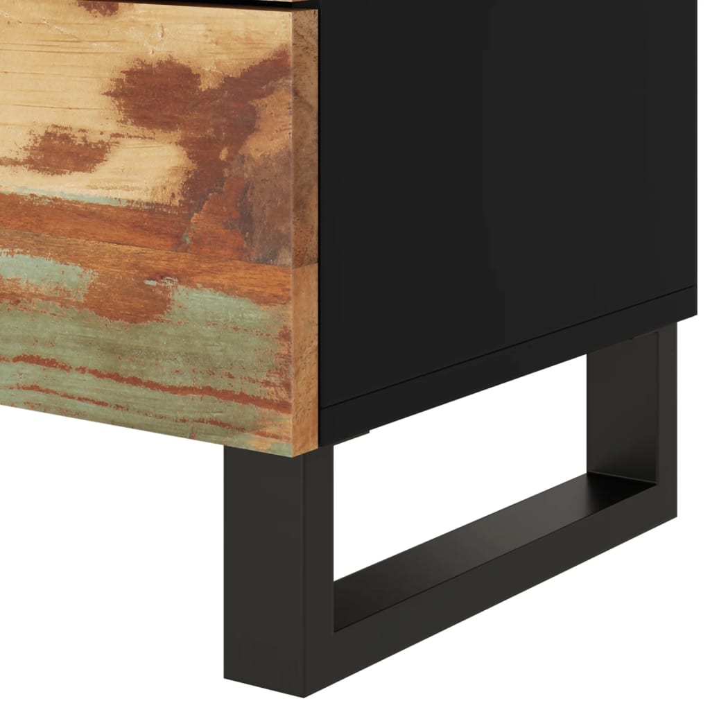 Nattbord 50x33x62 cm gjenvunnet og konstruert tre