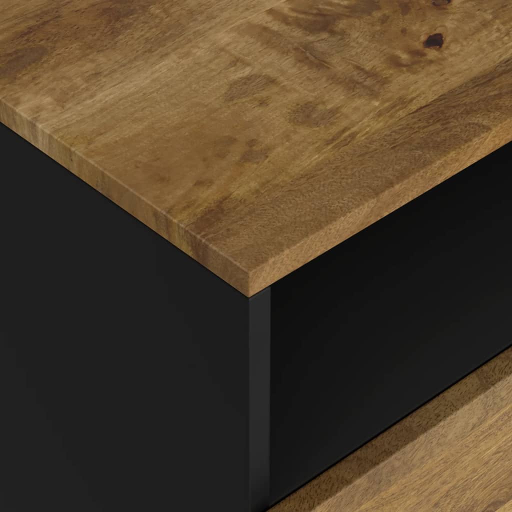 Nattbord 50x33x62 cm heltre mango og konstruert tre