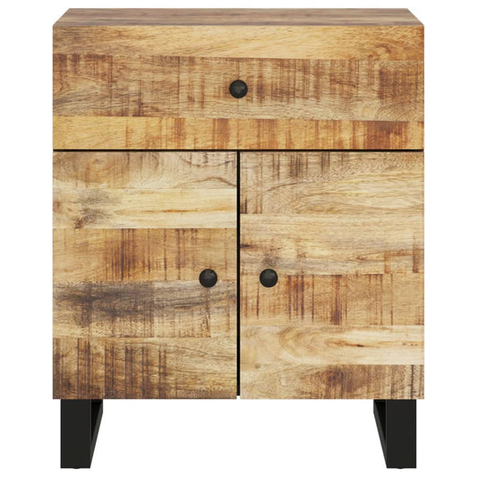 Nattbord 50x33x60 cm heltre mango og konstruert tre