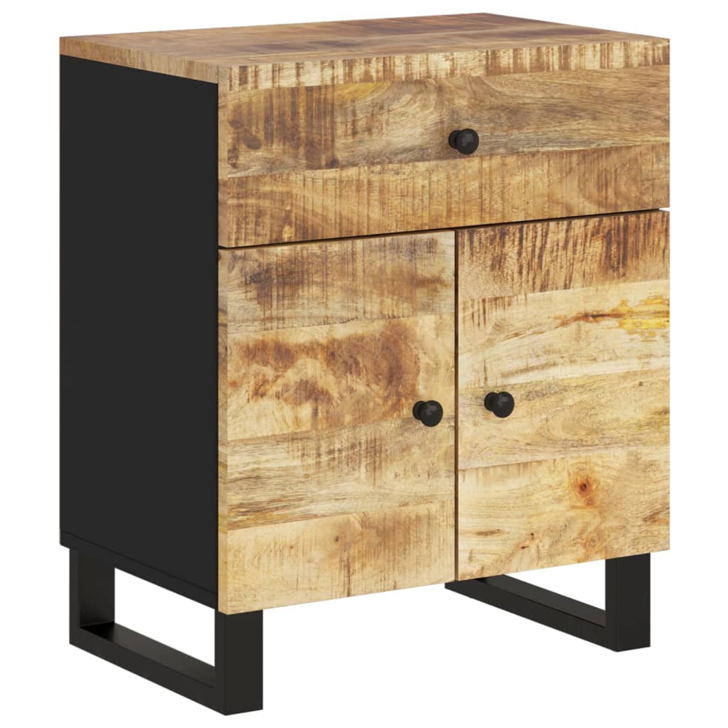 Nattbord 50x33x60 cm heltre mango og konstruert tre