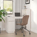 Skrivebord hvit 110x53x117 cm heltre furu