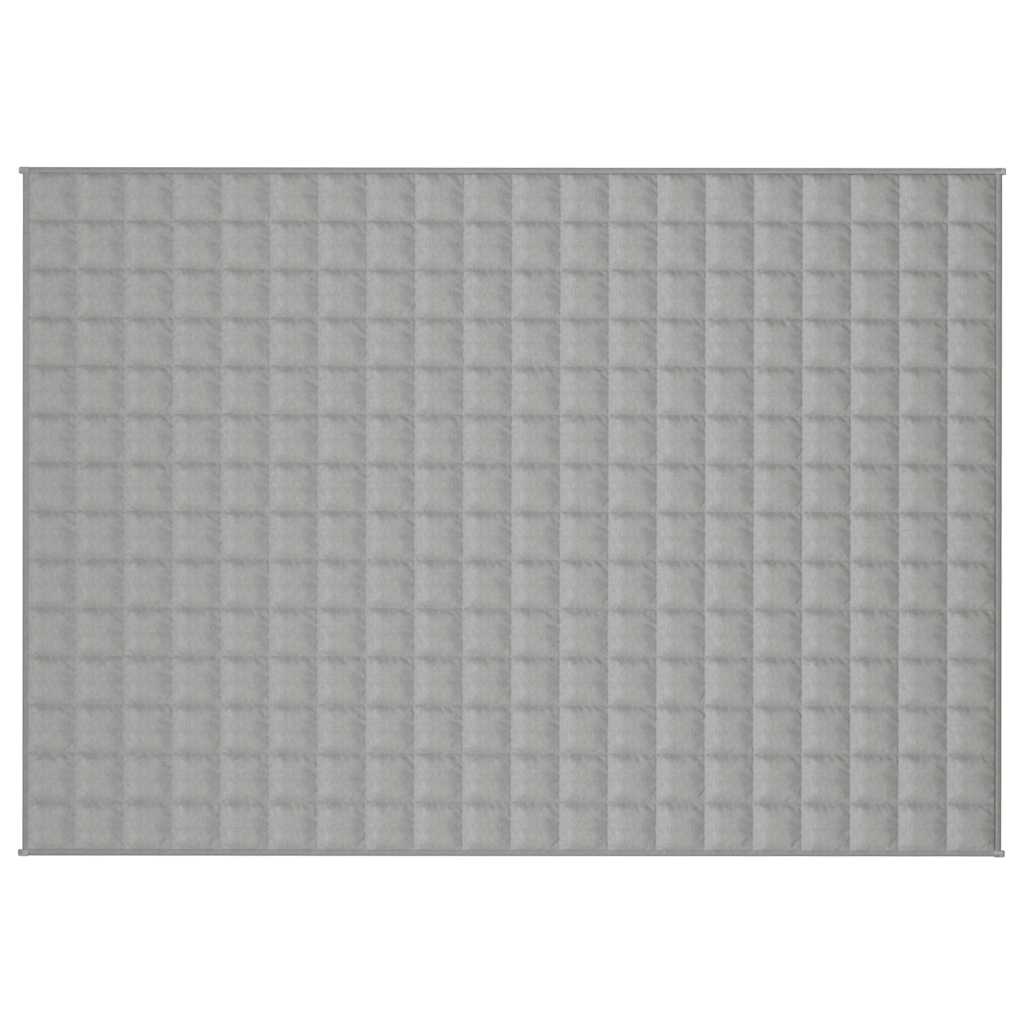 Vektdyne grå 138x200 cm 10 kg stoff vidaXL