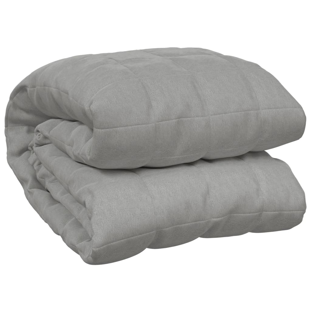 Vektdyne grå 220x235 cm 11 kg stoff