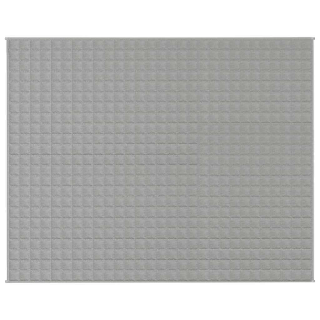 Vektdyne grå 235x290 cm 15 kg stoff