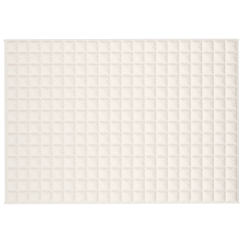 Vektdyne kremhvit 138x200 cm 6 kg stoff