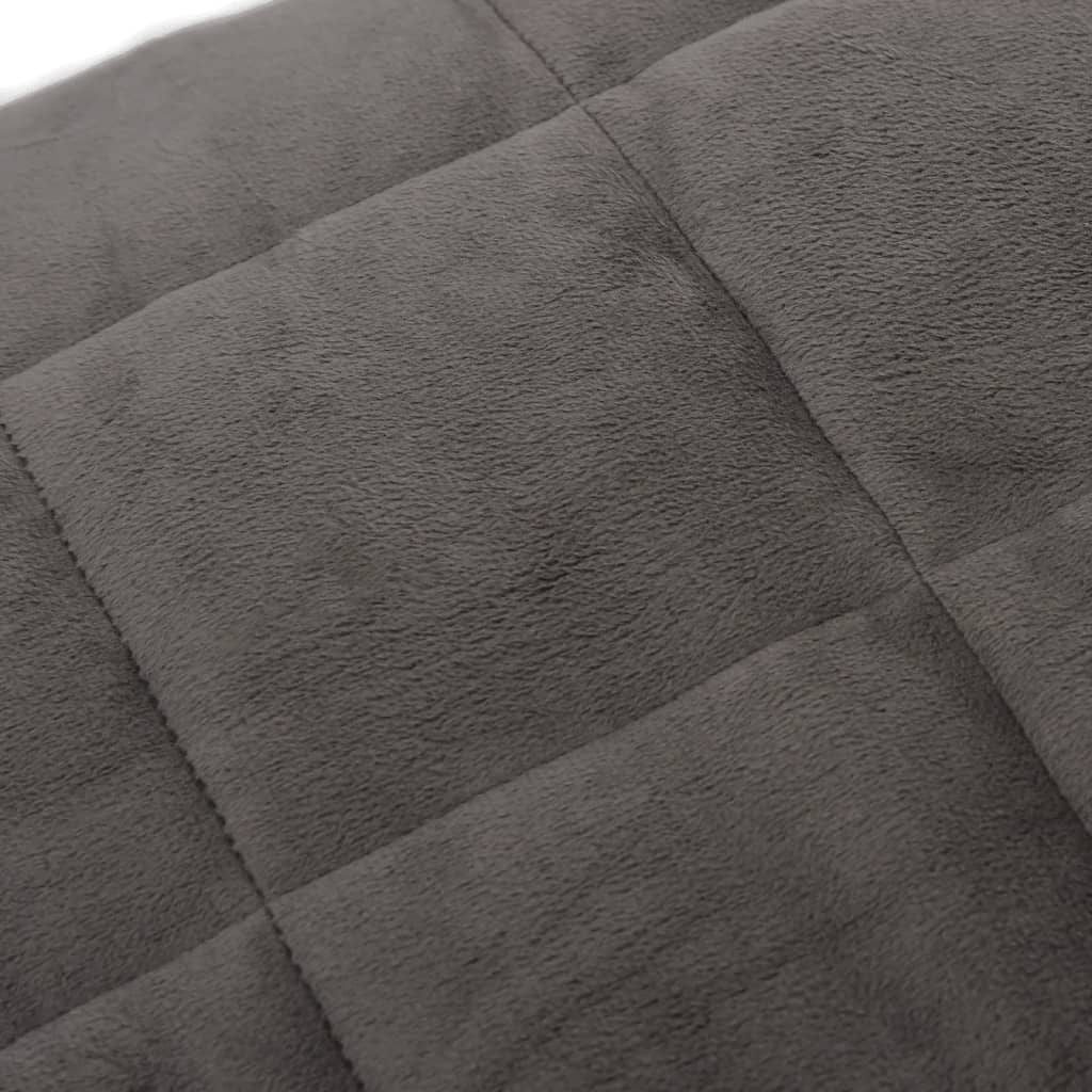 Vektdyne grå 138x200 cm 10 kg stoff