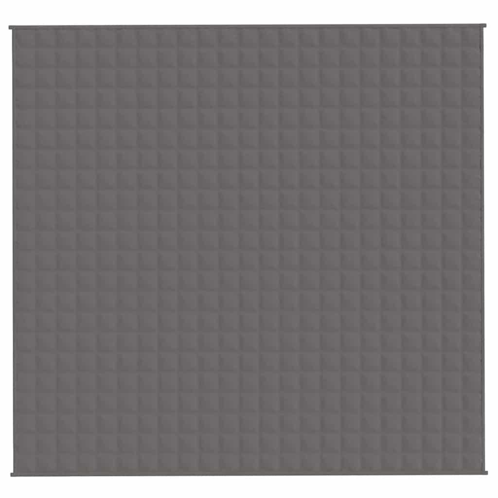 Vektdyne grå 220x235 cm 11 kg stoff vidaXL