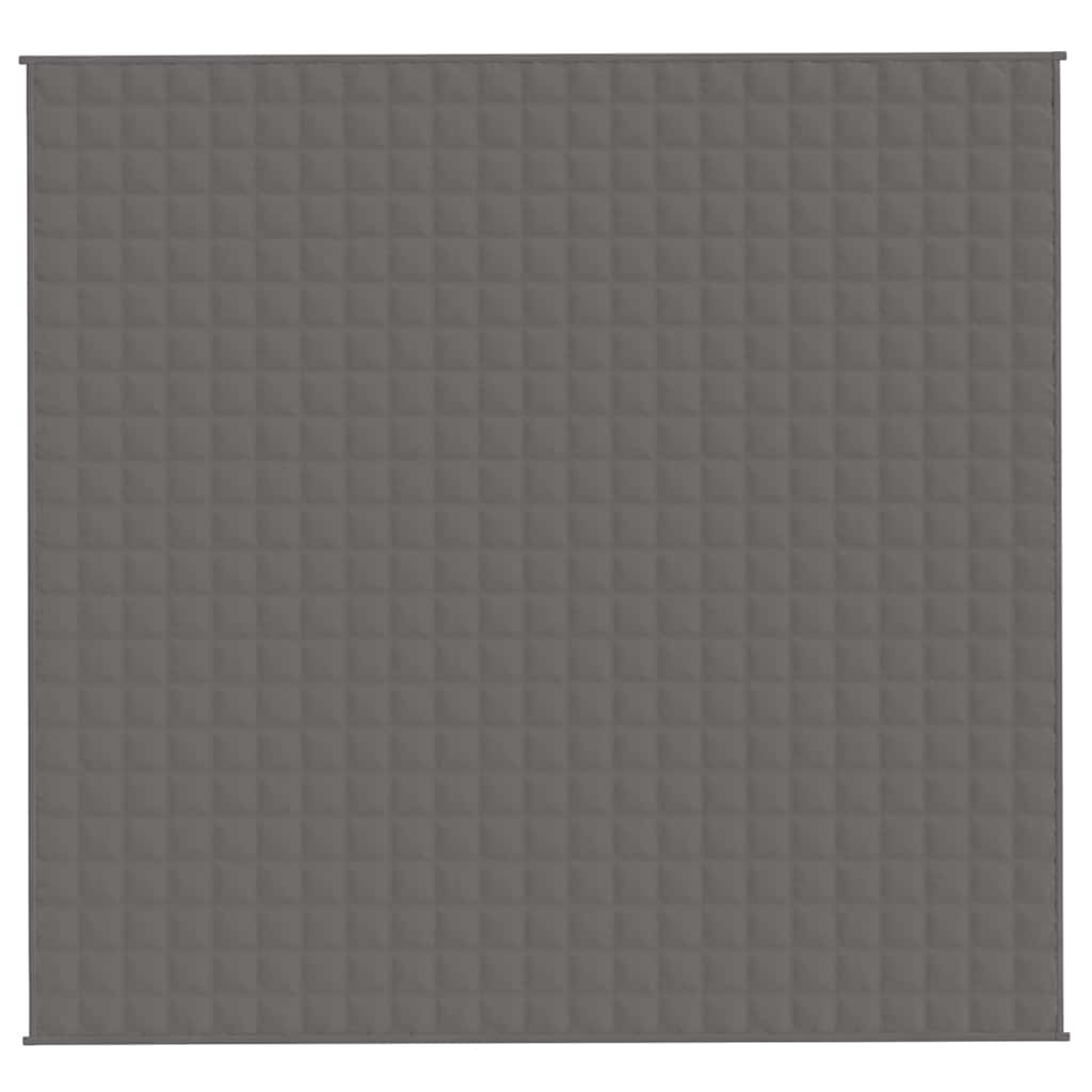 Vektdyne grå 220x235 cm 15 kg stoff vidaXL