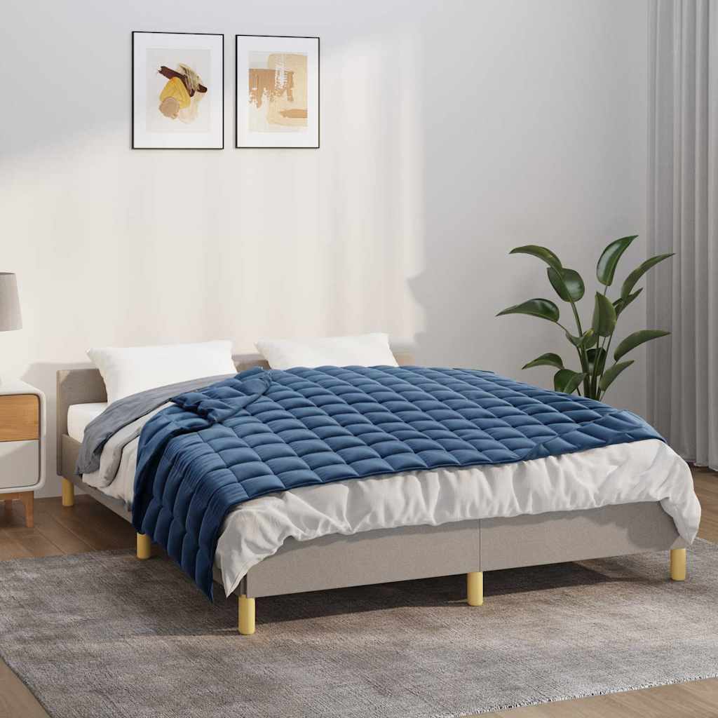 Vektdyne blå 120x180 cm 5 kg stoff vidaXL