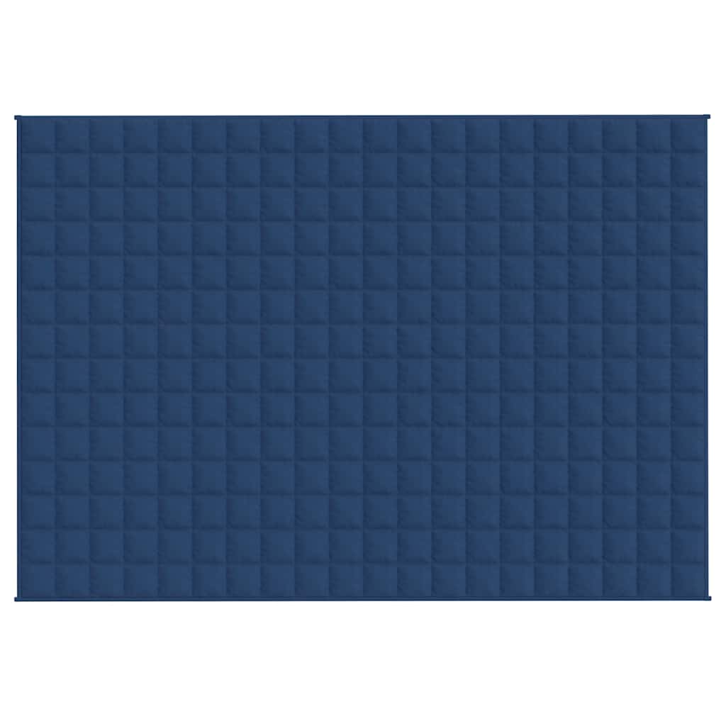 Vektdyne blå 138x200 cm 6 kg stoff vidaXL