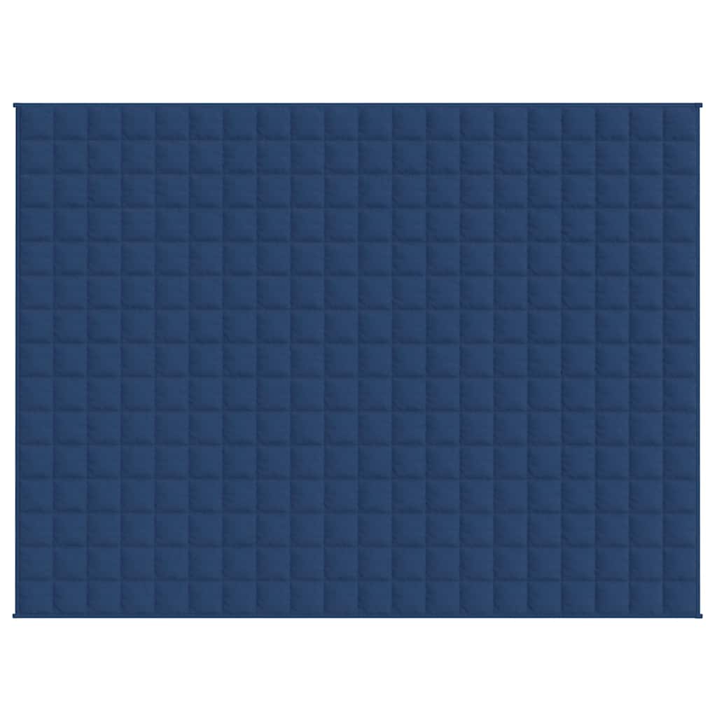 Vektdyne blå 150x200 cm 7 kg stoff vidaXL