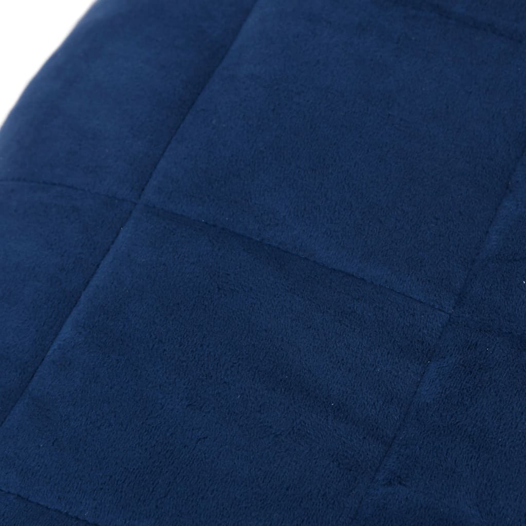 Vektdyne blå 200x200 cm 13 kg stoff