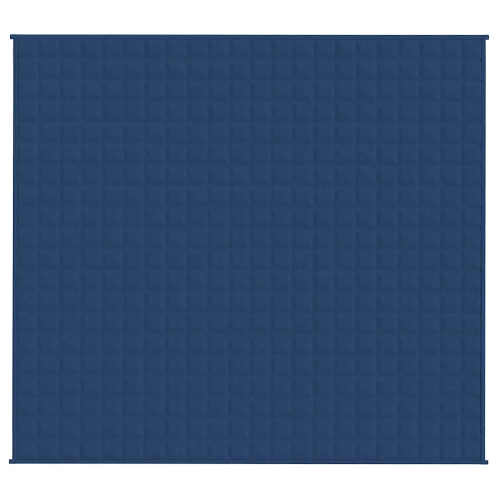 Vektdyne blå 200x225 cm 9 kg stoff vidaXL