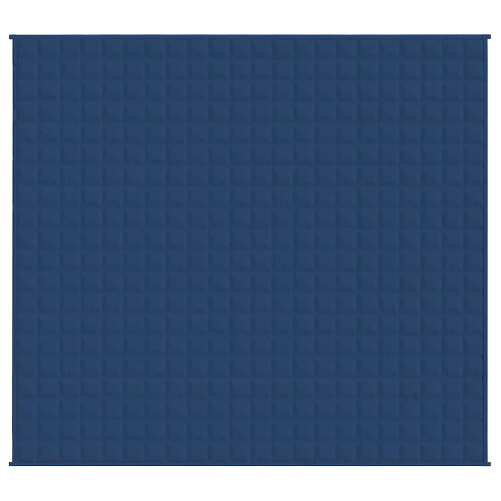 Vektdyne blå 220x235 cm 15 kg stoff vidaXL