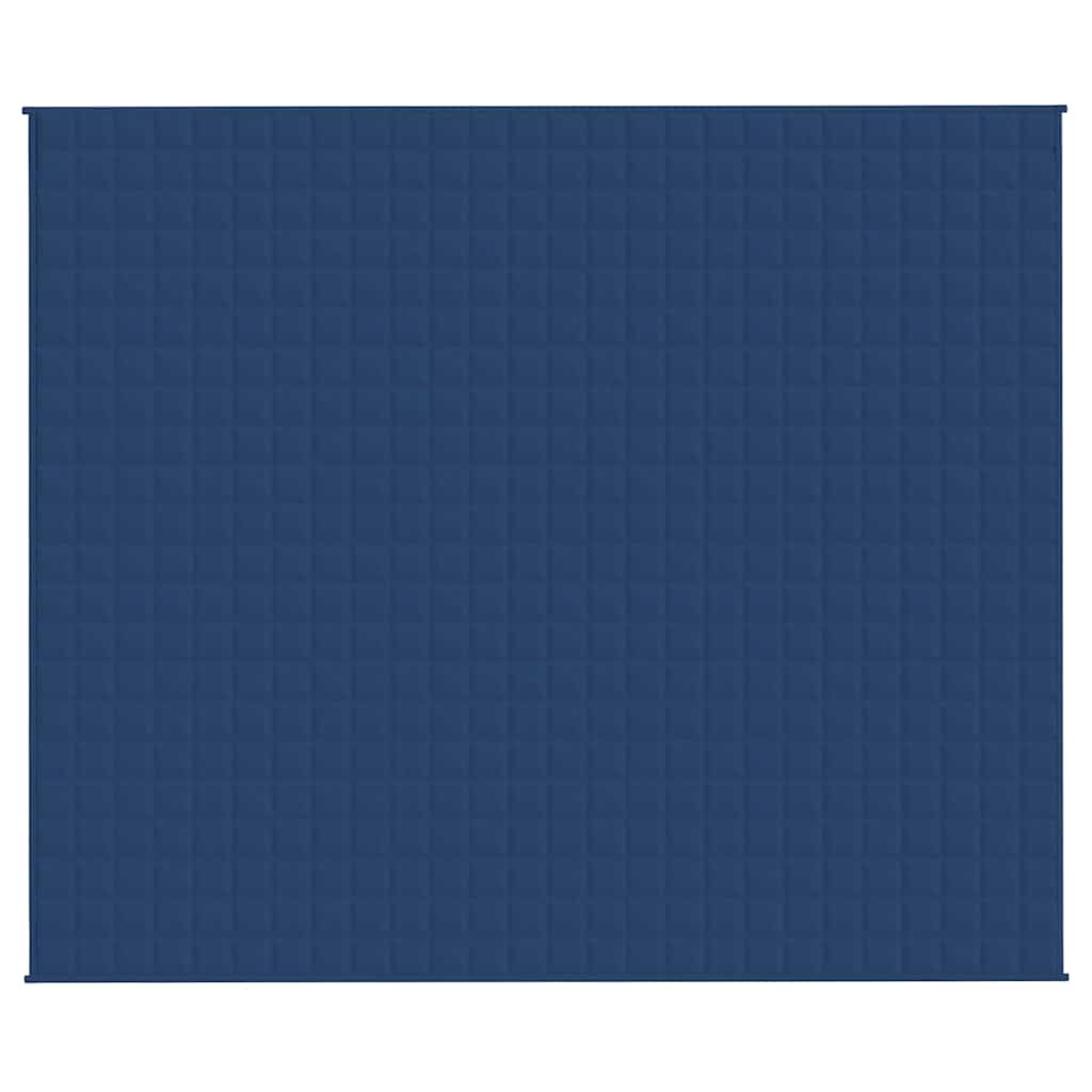 Vektdyne blå 220x260 cm 15 kg stoff vidaXL