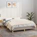 Vektdyne kremhvit 138x200 cm 10 kg stoff vidaXL