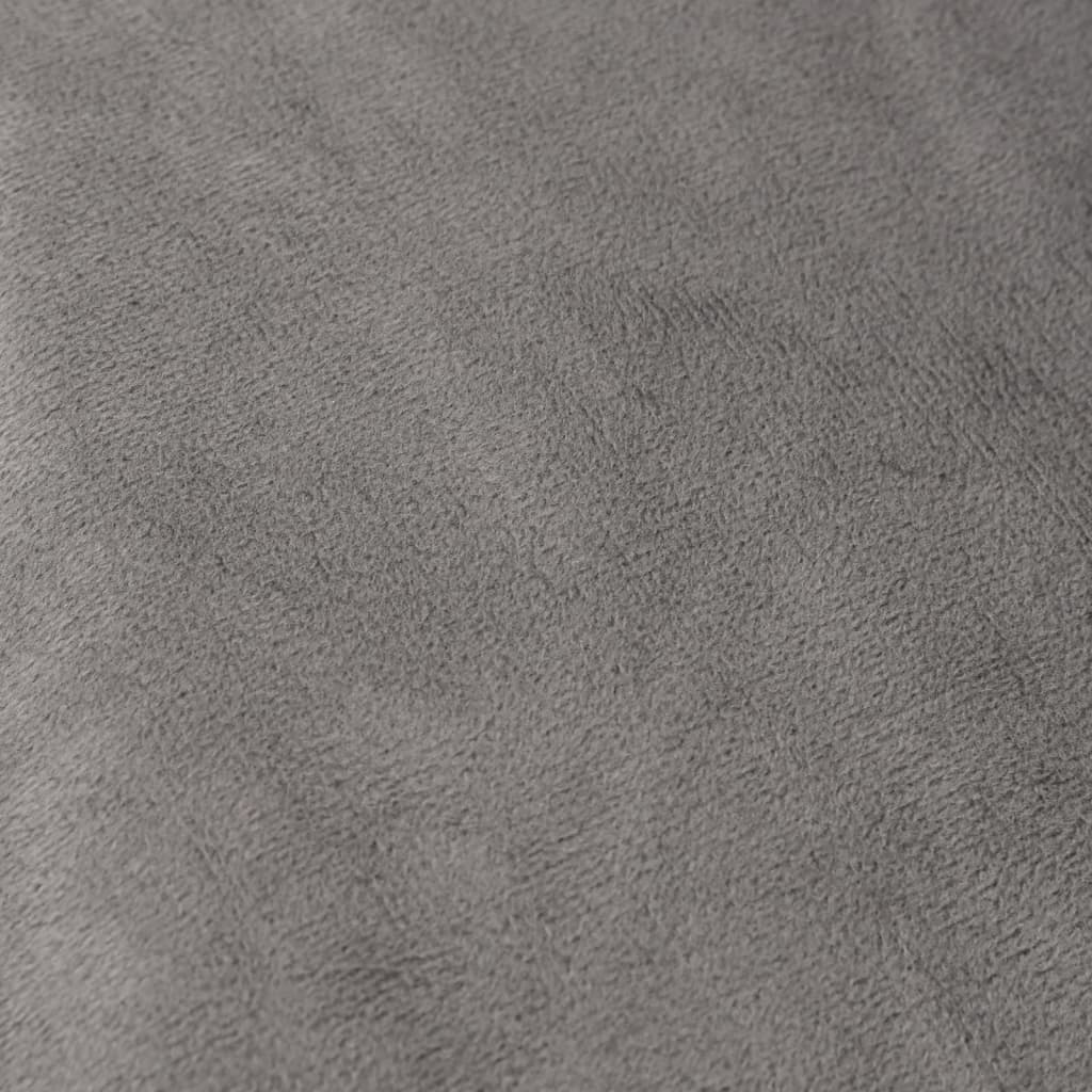 Vektdyne med trekk grå 120x180 cm 5 kg stoff