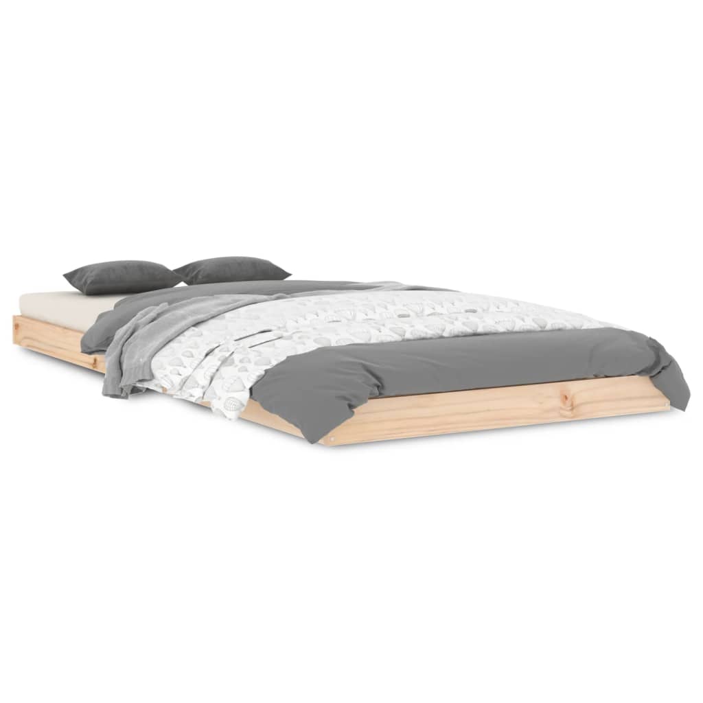 Sengeramme 90x200 cm heltre furu