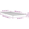 Sengeramme 90x200 cm heltre furu