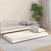 Sengeramme uten madrass hvit 90x190 cm heltre furu