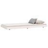 Sengeramme uten madrass hvit 75x190 cm heltre furu