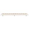 Sengeramme uten madrass hvit 75x190 cm heltre furu
