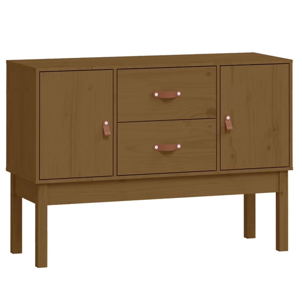 Skjenk honningbrun 110x40x78 cm heltre furu