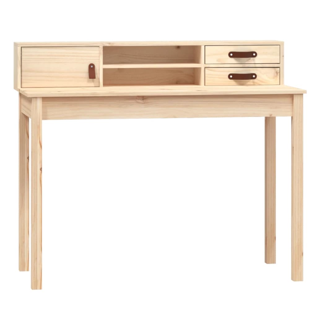 Skrivebord 110x50x93 cm heltre furu